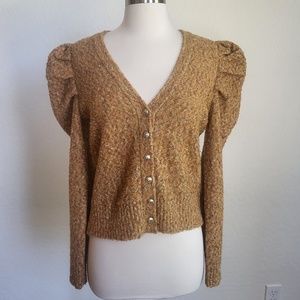 Karl Lagerfeld Puffy Sleeve Sweater